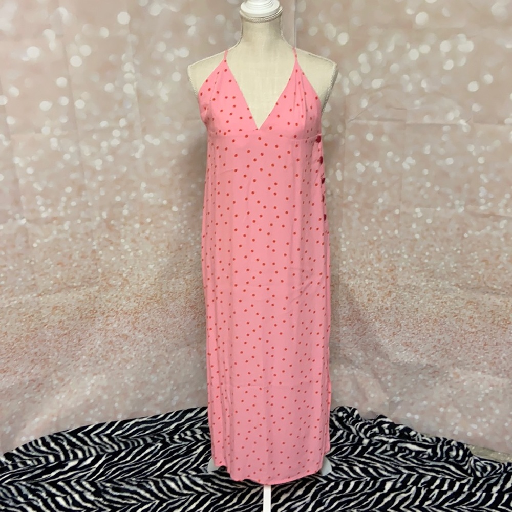 Top shop sz 8 pink red dress